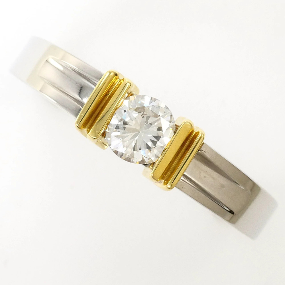 VINTAGE 18k Gold Diamond Ring